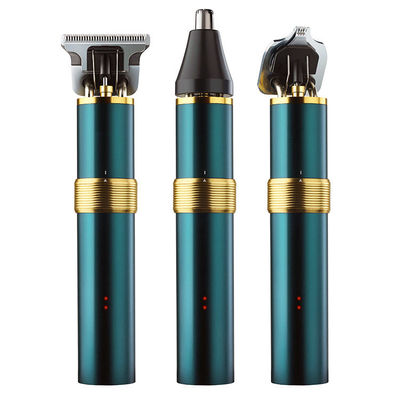 Nose Rechargeable Hair Grooming Kit Cordless 3 In 1 Multi Function For Family