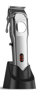Metal Professional Hair Clipper Electrical Rechargeable Plug And Play 2000mAh Lithium Battery LED Display For Salon