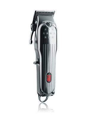 Metal Professional Hair Clipper Electrical Rechargeable Plug And Play 2000mAh Lithium Battery LED Display For Salon