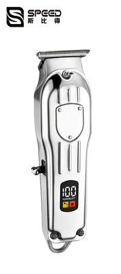 805 800mAh Men Hair Trimmer Metal Iron Armor Knight Oil Head Electric Pushing Scissors